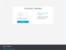 Tablet Screenshot of moodle.cumcane.de